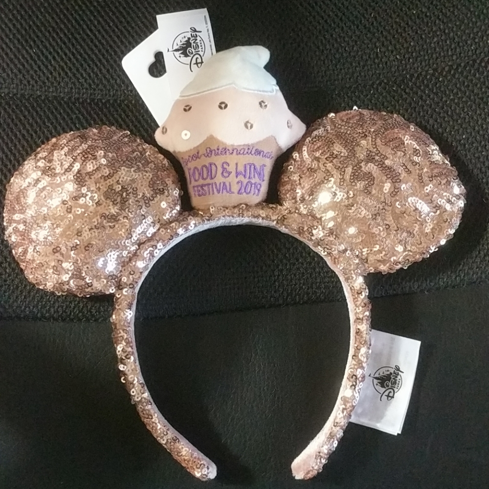 Disney Epcot Food and Wine Cupcake Mickey Ears